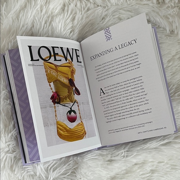 Loewe Fashion Book in Lavender - Picture 4 of 4